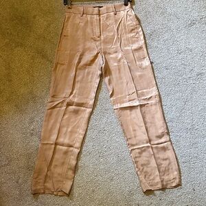 NWT JCrew Cupro Trousers in Light Tan Sz P0